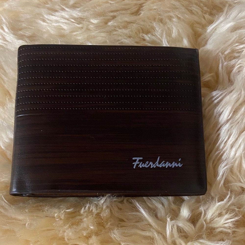 Dark Brown Leather Card Holder